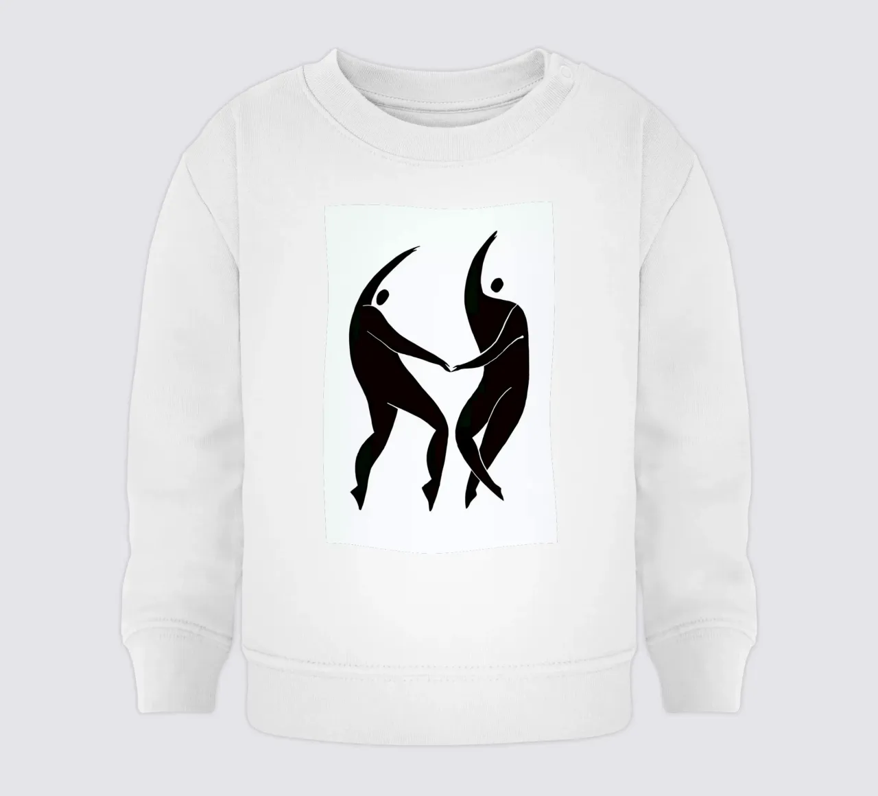 Dancing Figures felpa neonato da Graphite