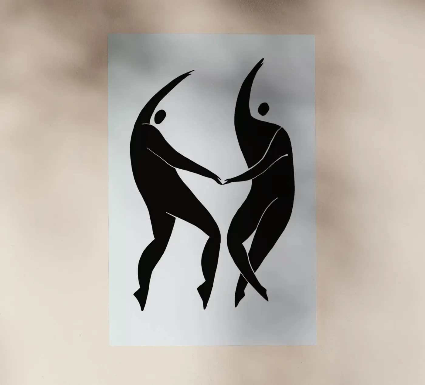 Dancing Figures backlit film by Graphite