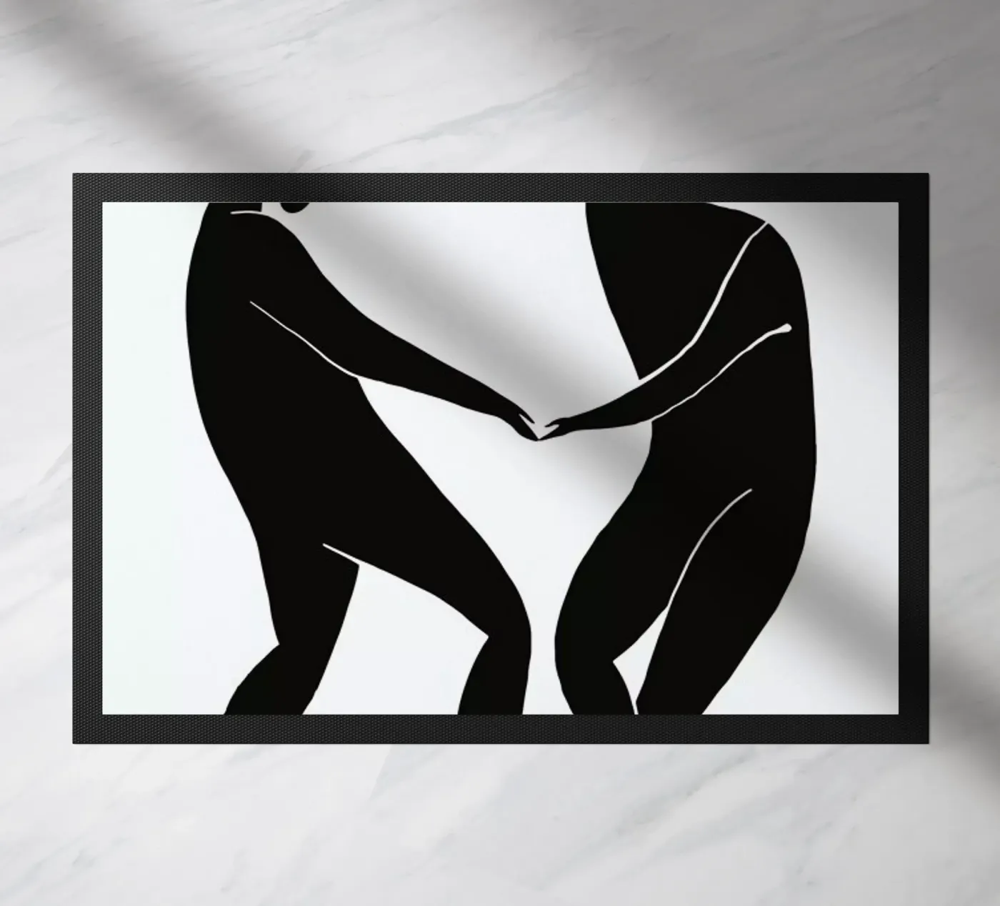 Dancing Figures deurmat van Graphite
