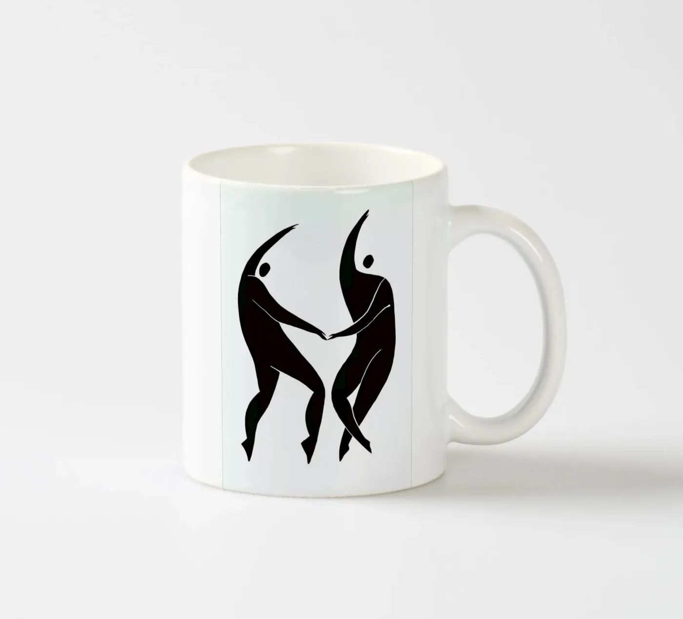 Dancing Figures ceramic mug by Graphite