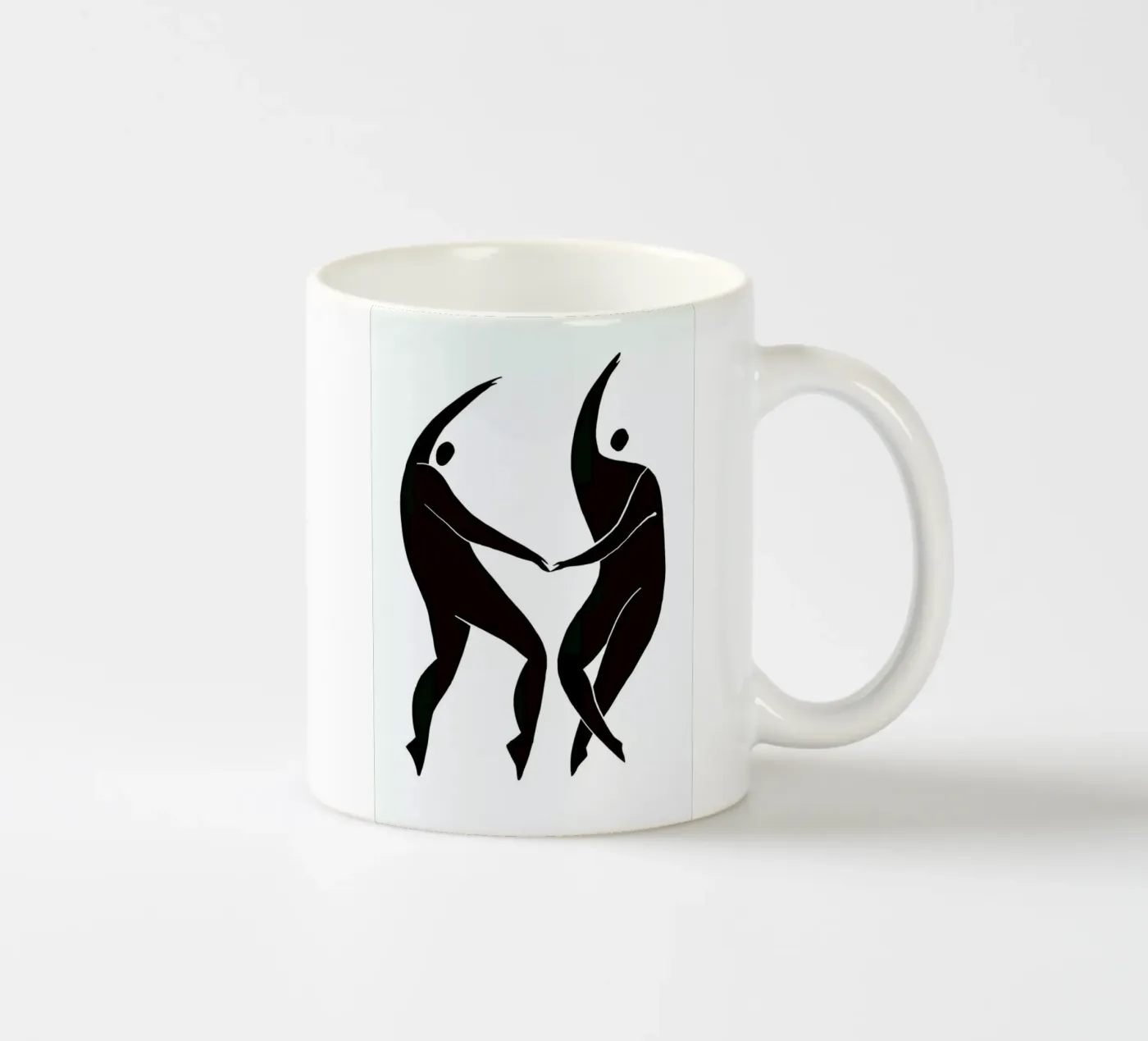 Dancing Figures ceramic mug by Graphite