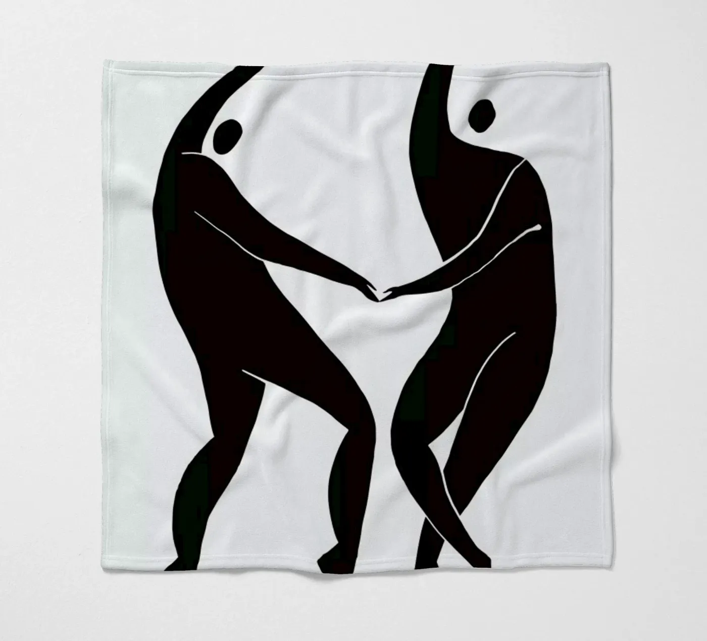 Dancing Figures fleecedeken van Graphite