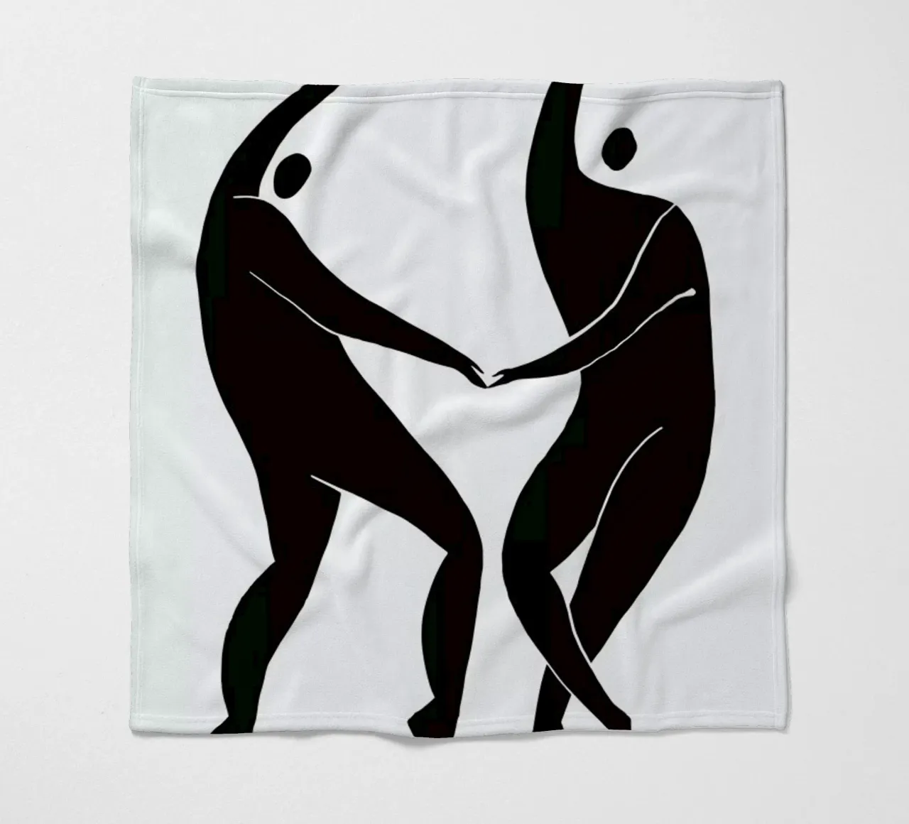 Dancing Figures Fleecedecke von Graphite