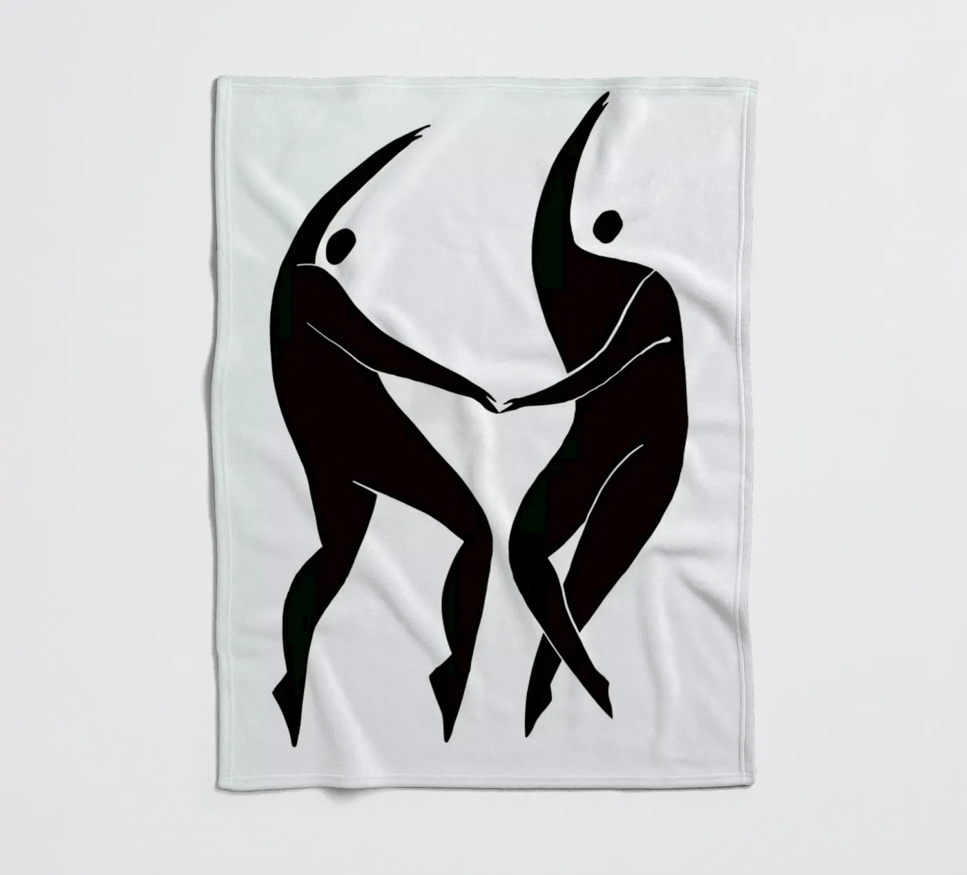 Dancing Figures Fleecedecke von Graphite