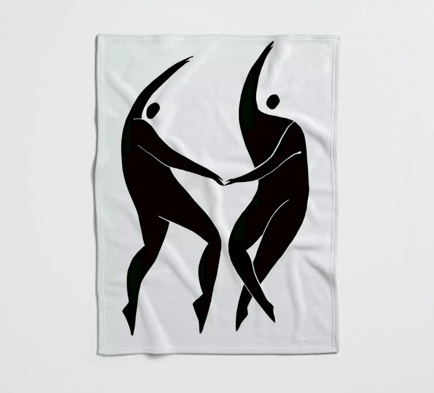 Dancing Figures fleecedeken van Graphite