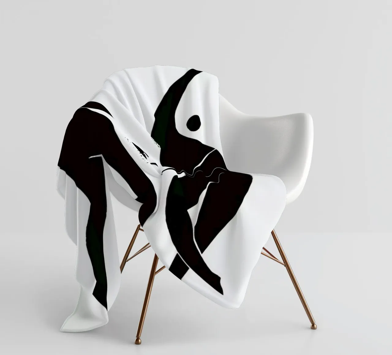 Dancing Figures Fleecedecke von Graphite