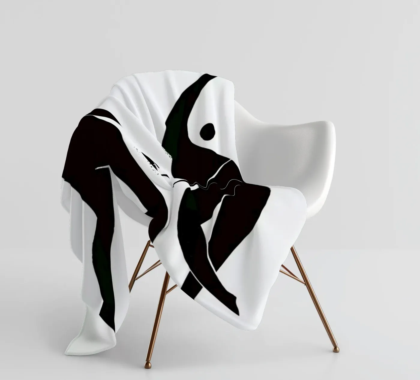 Dancing Figures Fleecedecke von Graphite