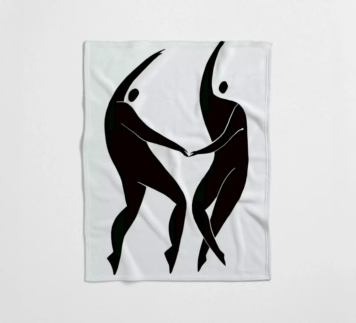 Dancing Figures Fleecedecke von Graphite