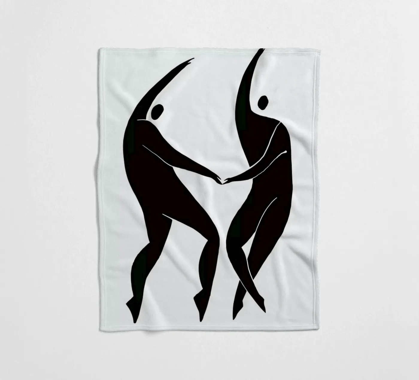 Dancing Figures fleecedeken van Graphite