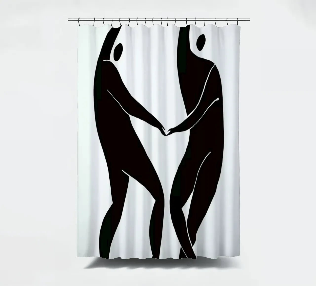 Dancing Figures tenda da doccia da Graphite