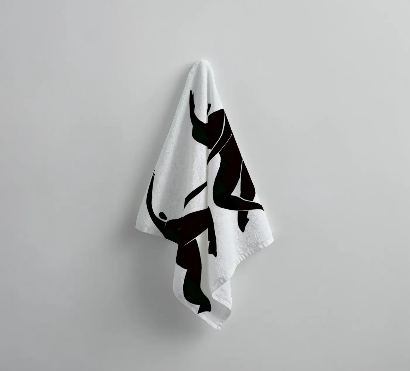Dancing Figures badhanddoek van Graphite