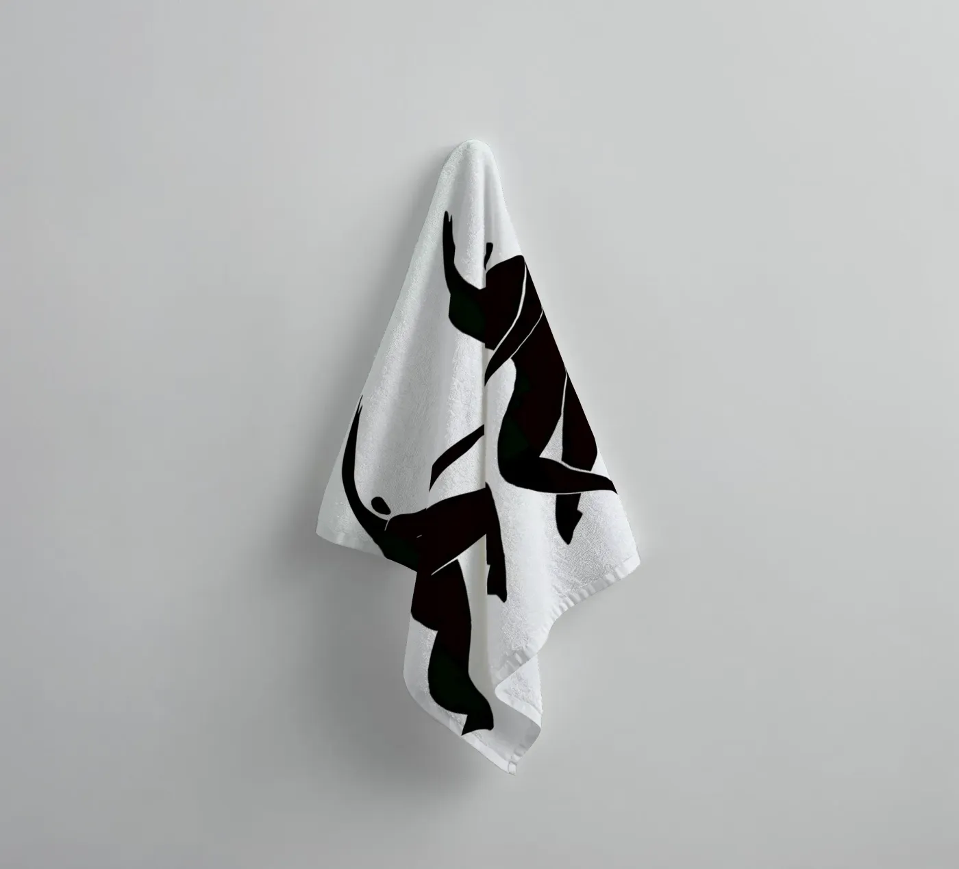 Dancing Figures Handtuch von Graphite