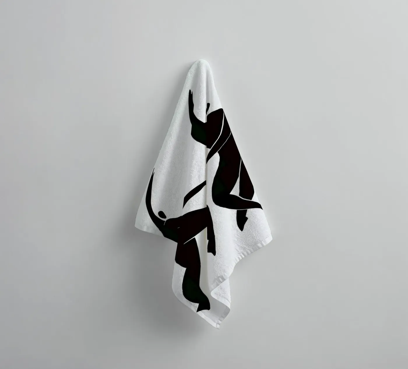Dancing Figures badhanddoek van Graphite