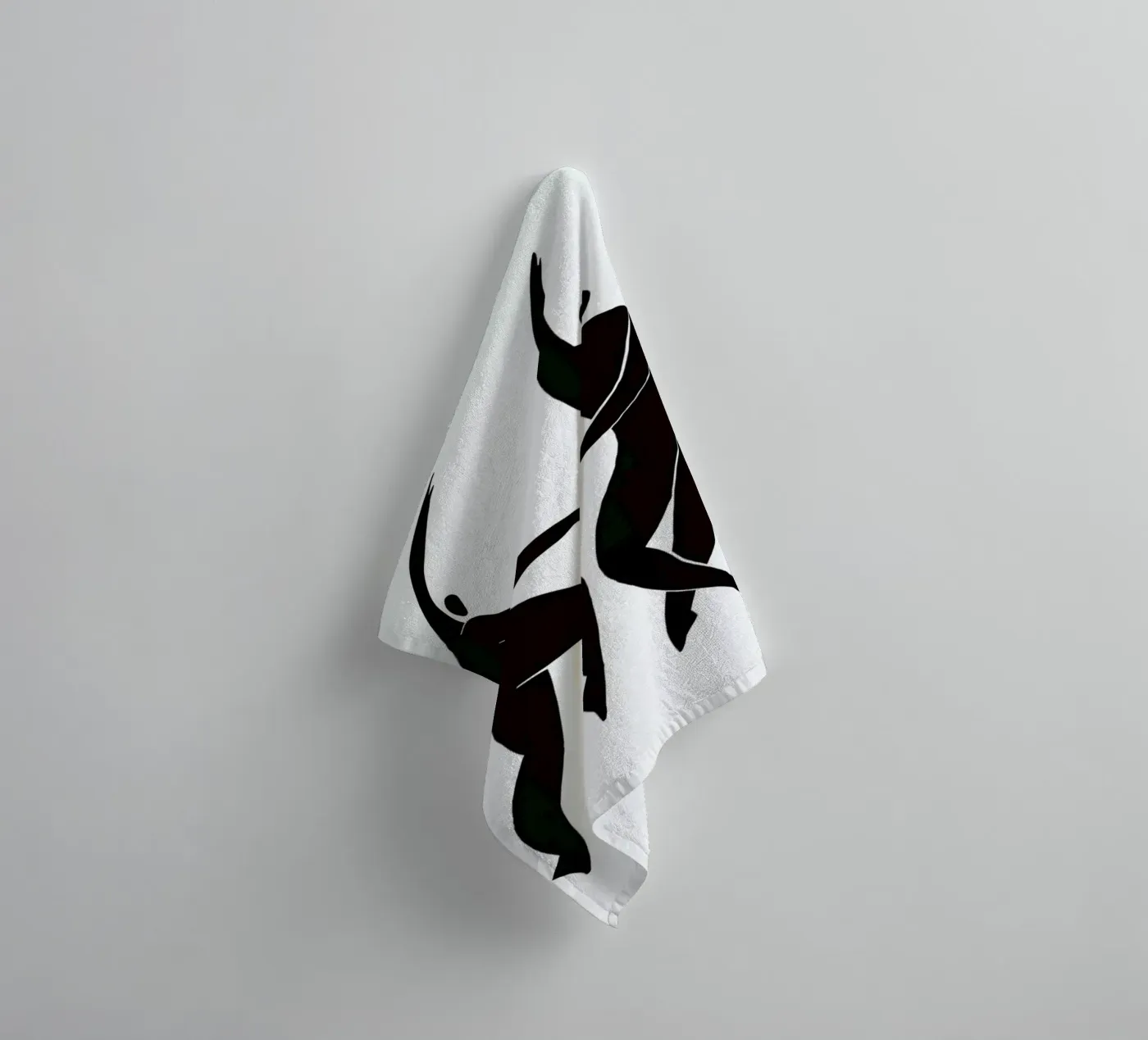 Dancing Figures Handtuch von Graphite