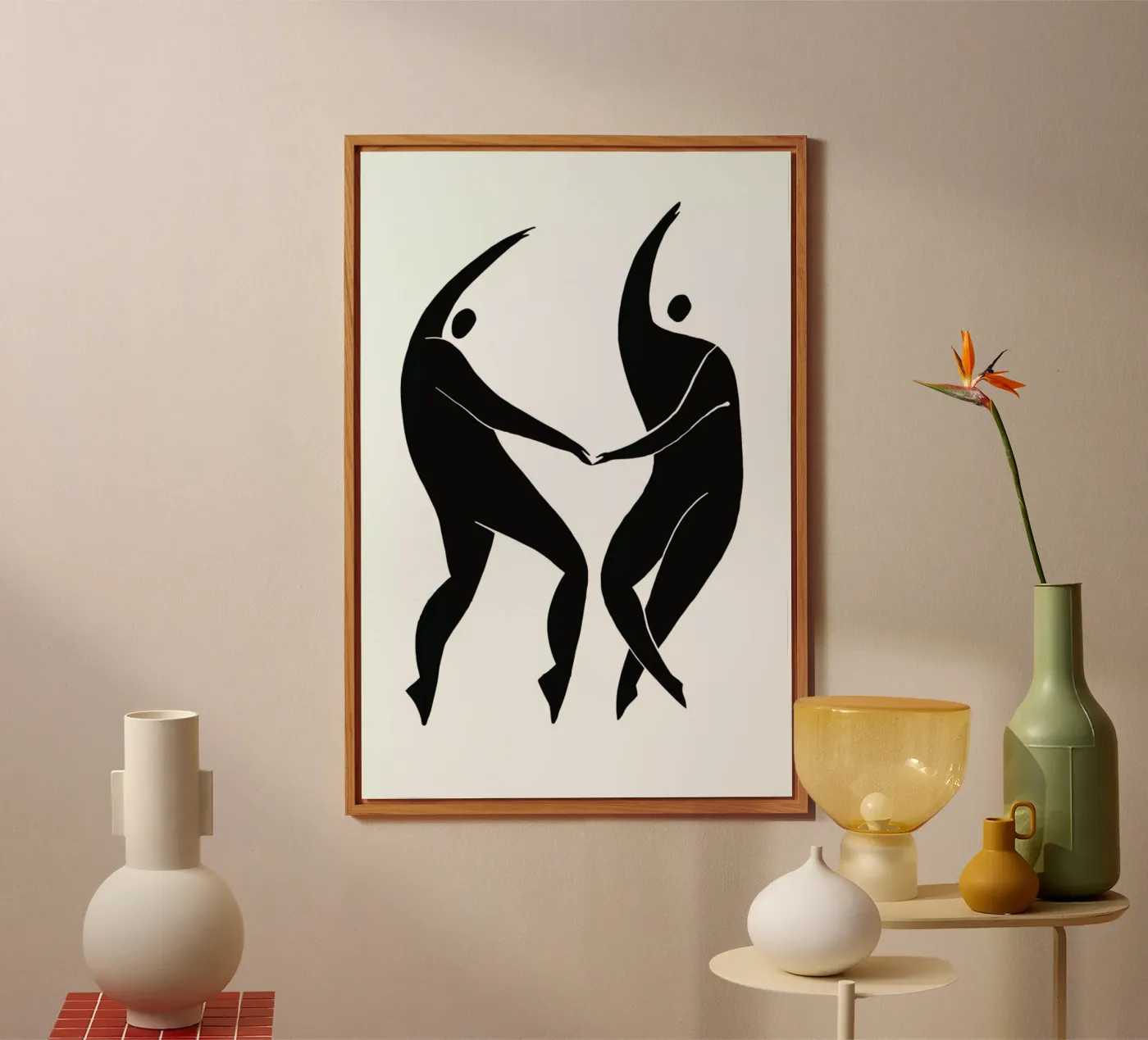 Dancing Figures alluminio dibond da Graphite