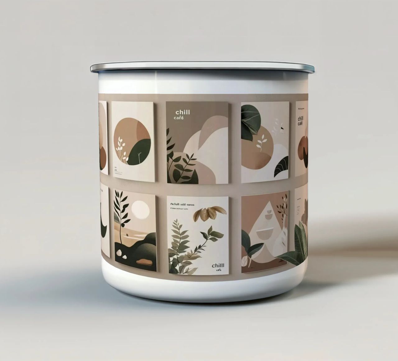 cafe moon decor tazza in smalto da cofa home