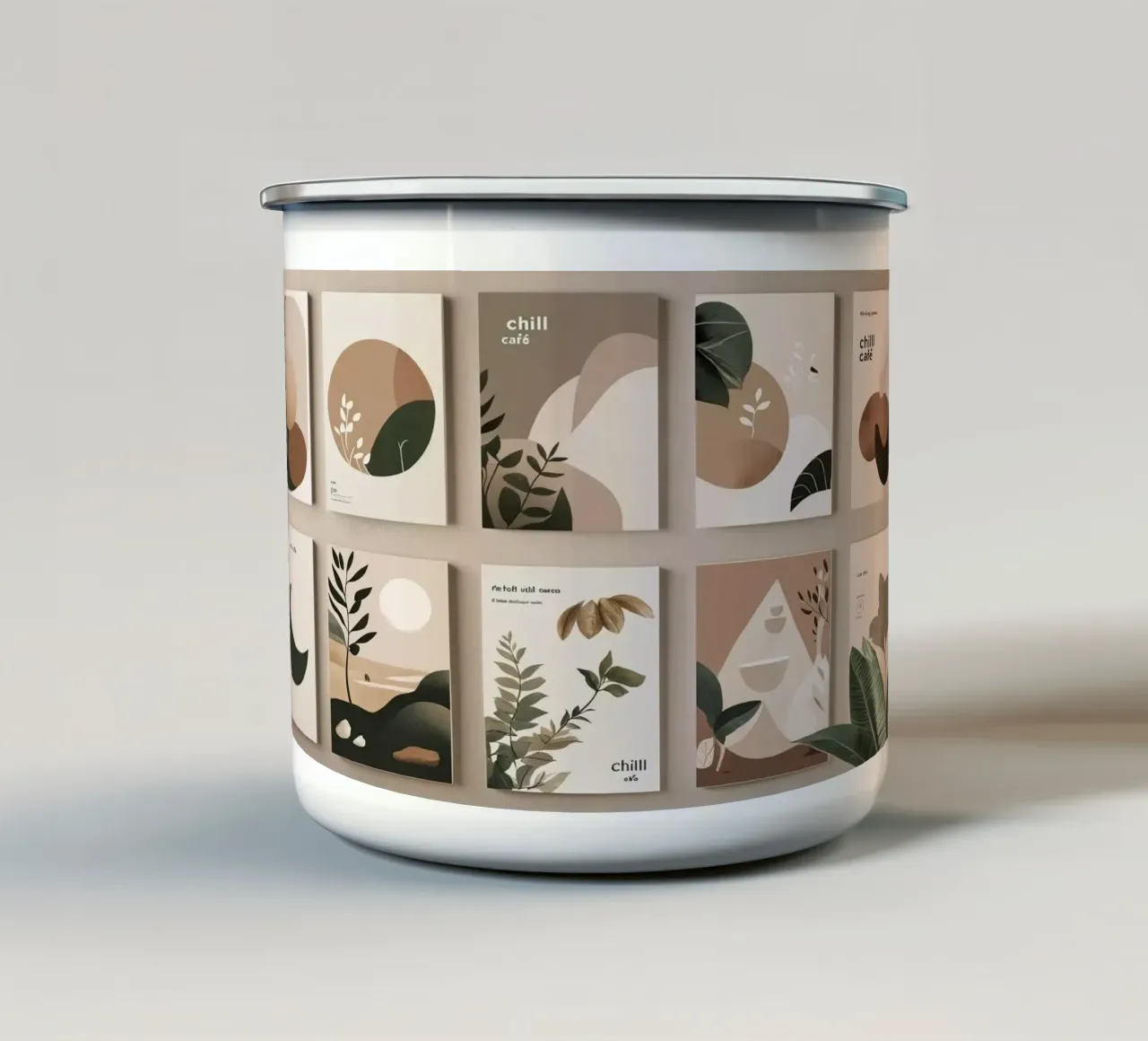 cafe moon decor tazza in smalto da cofa home