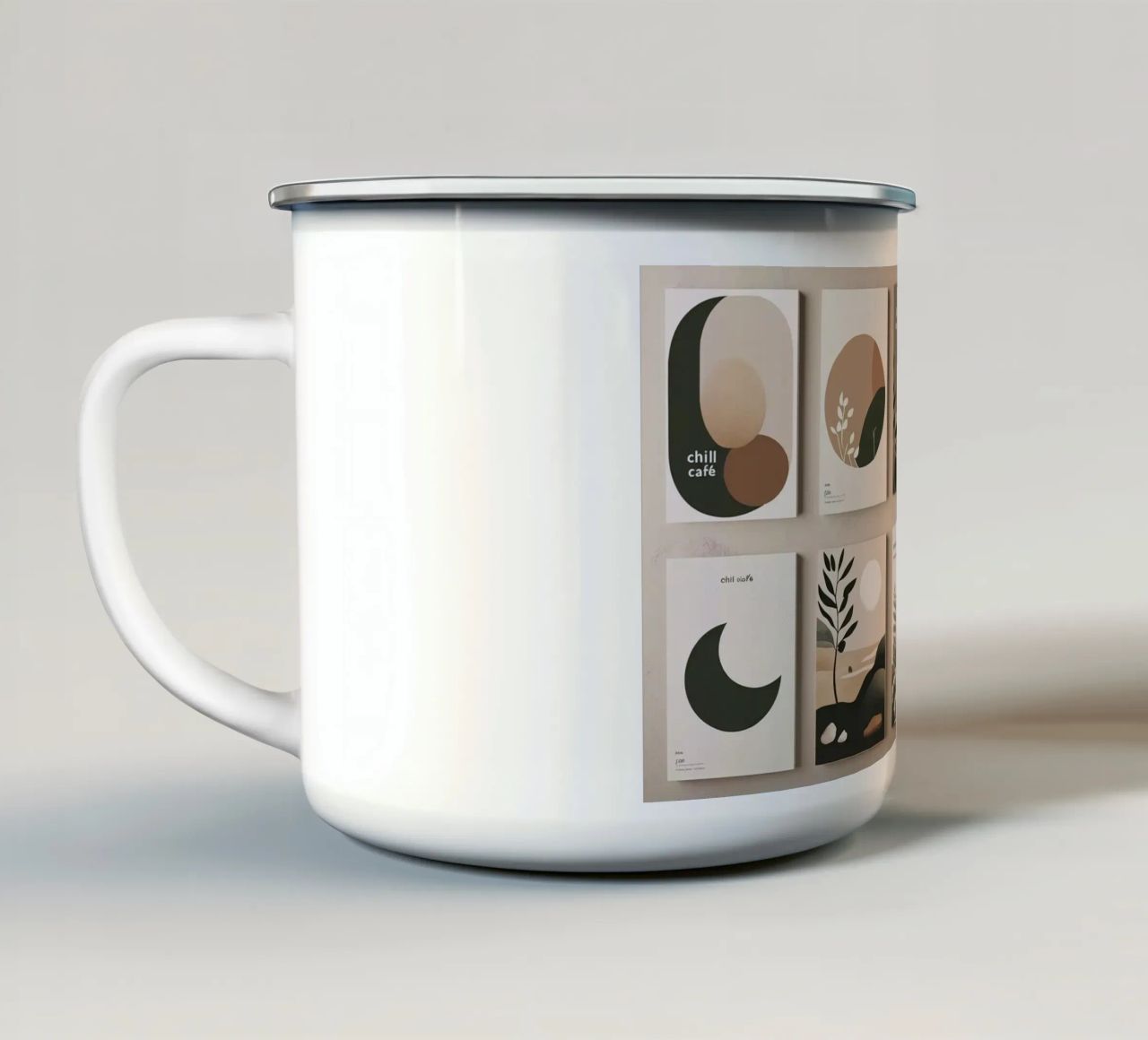 cafe moon decor tazza in smalto da cofa home