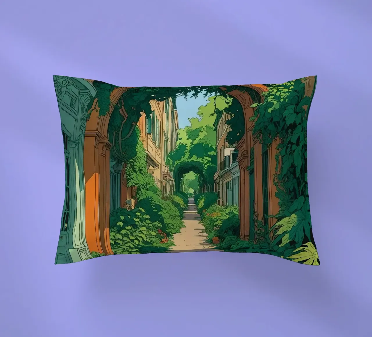arco vite fogliame cuscino da cofa home
