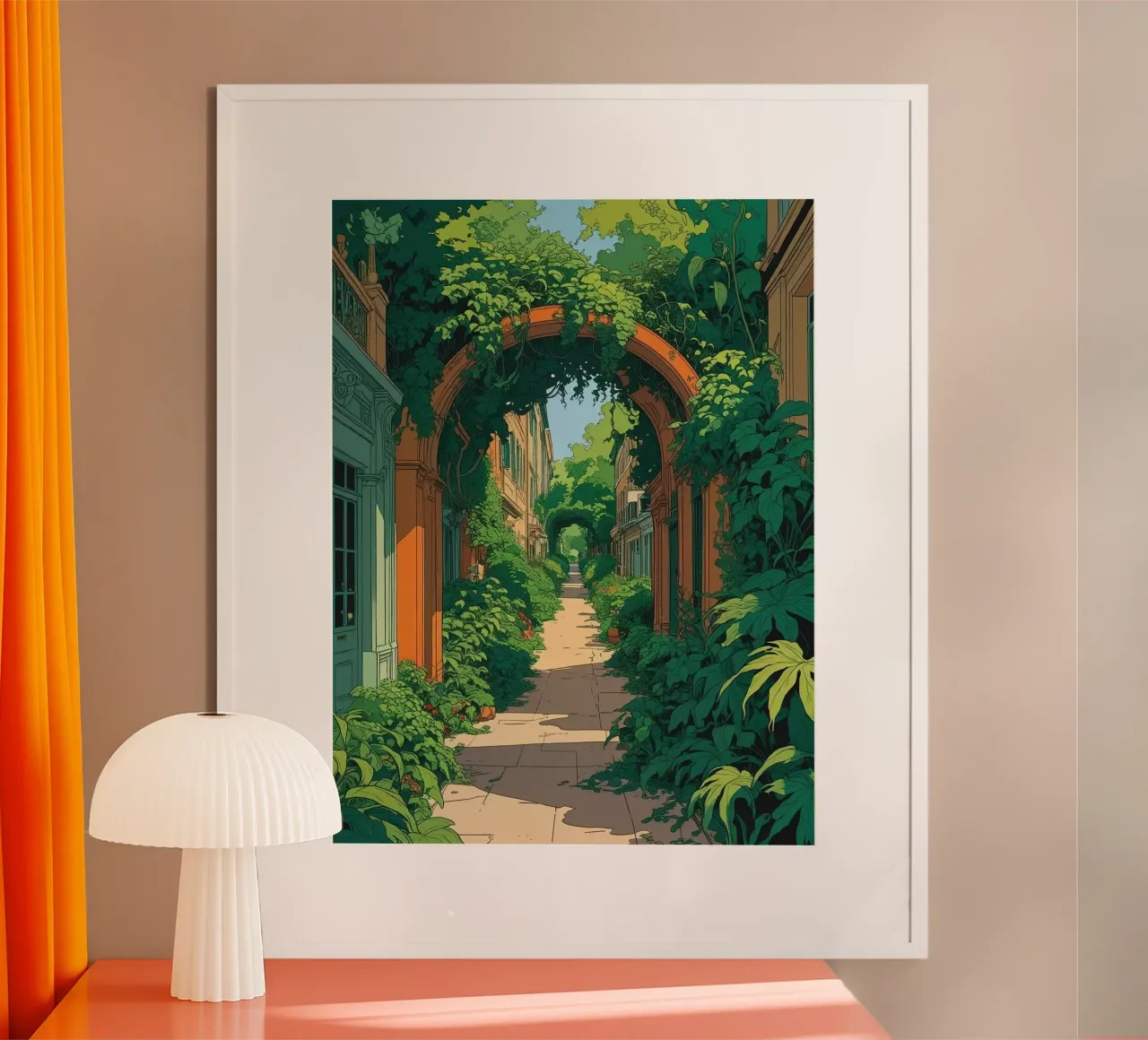 archway vines foliage hahnemühle by cofa home