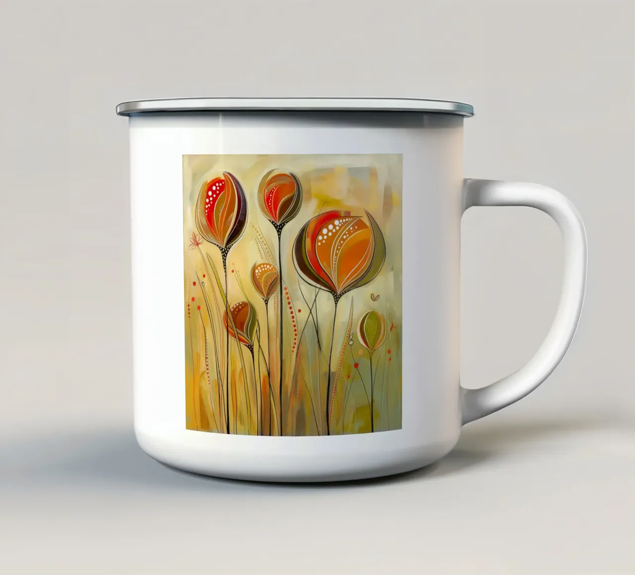 Wall-art by Imagine enamel mug by Imagine