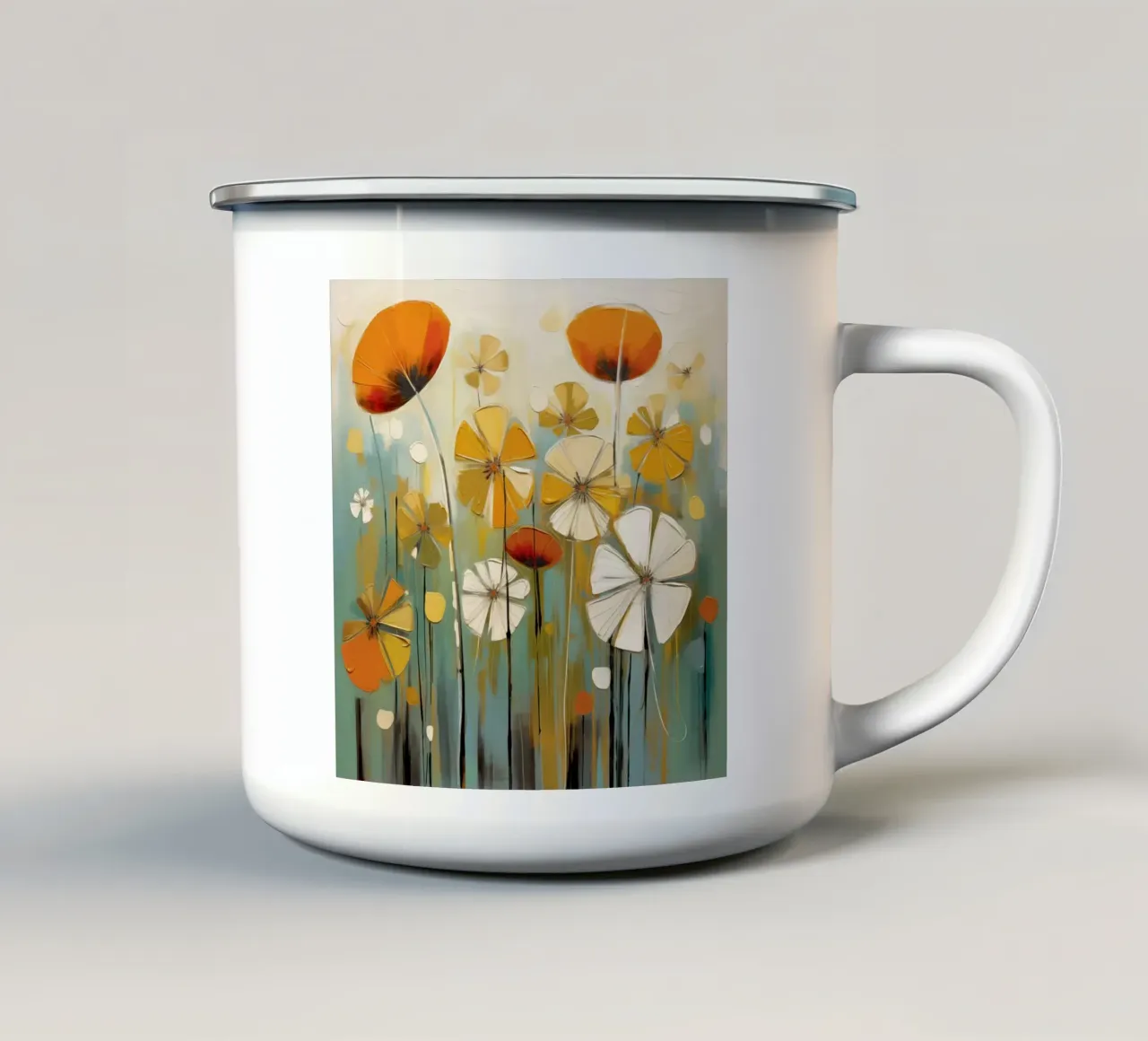 Arte da parete di Imagine tazza in smalto da Imagine