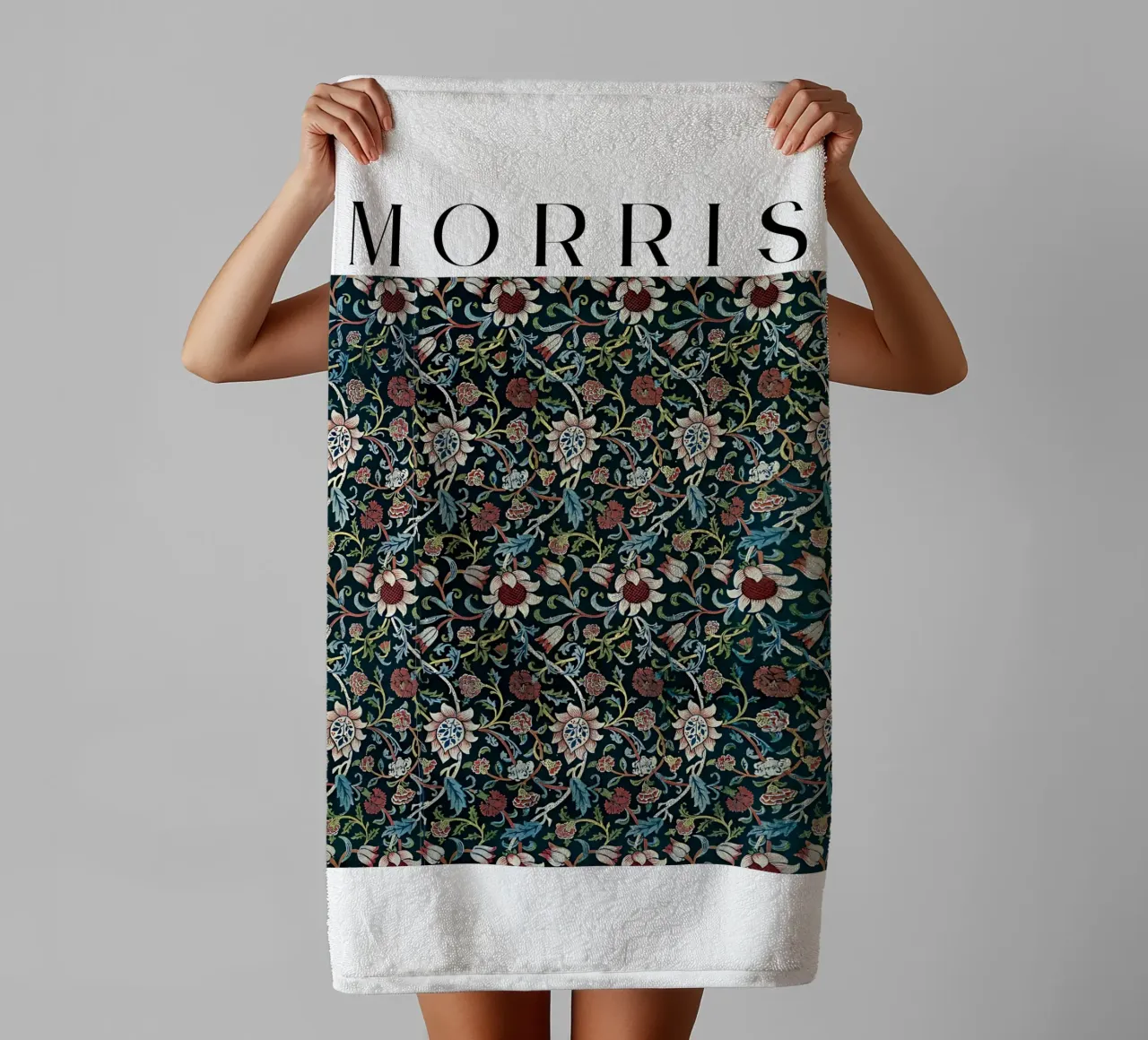 Evenlode di William Morris asciugamano da bagno da careytowne1