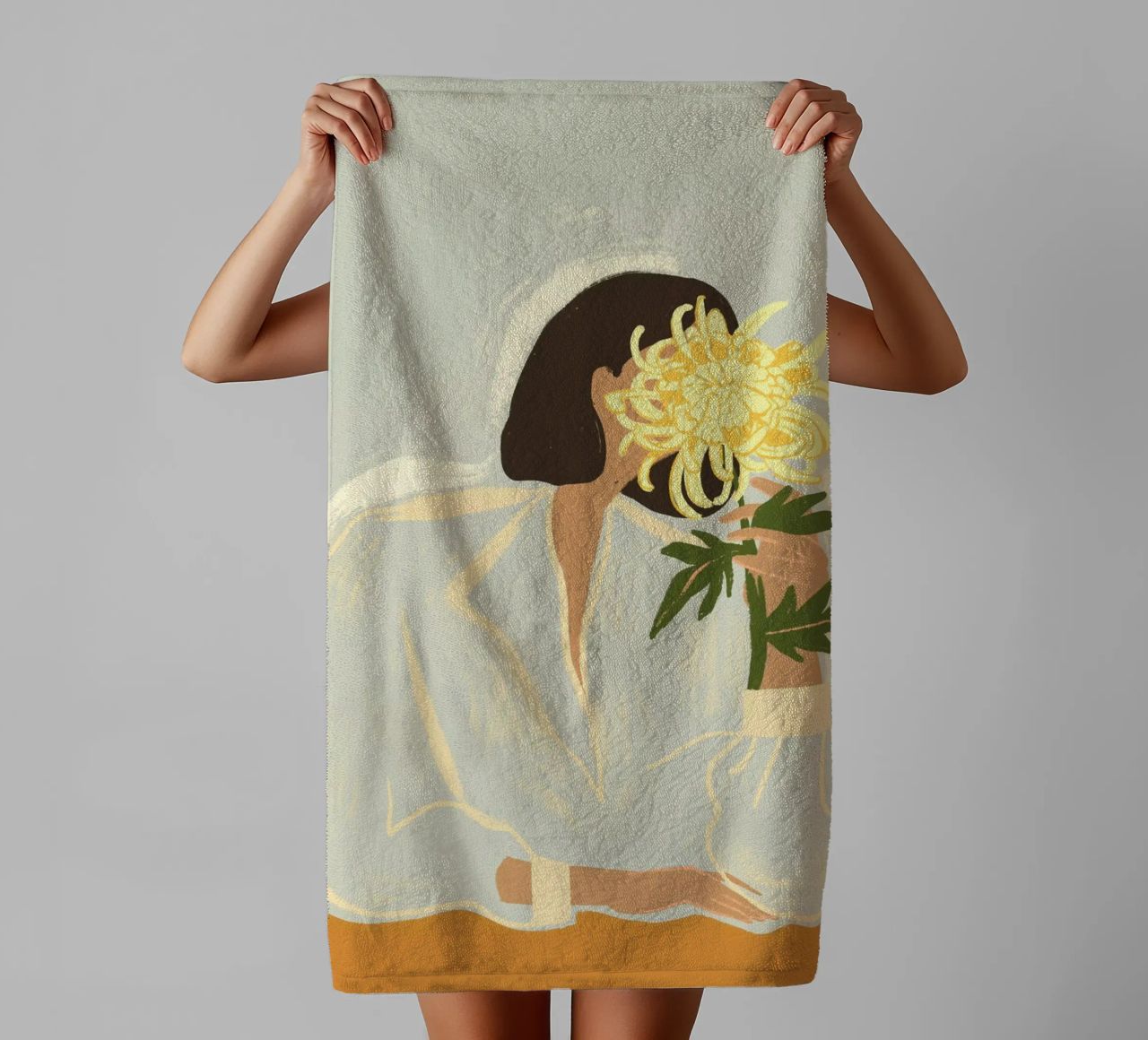 The Crysanthemum towel by Arty Guava