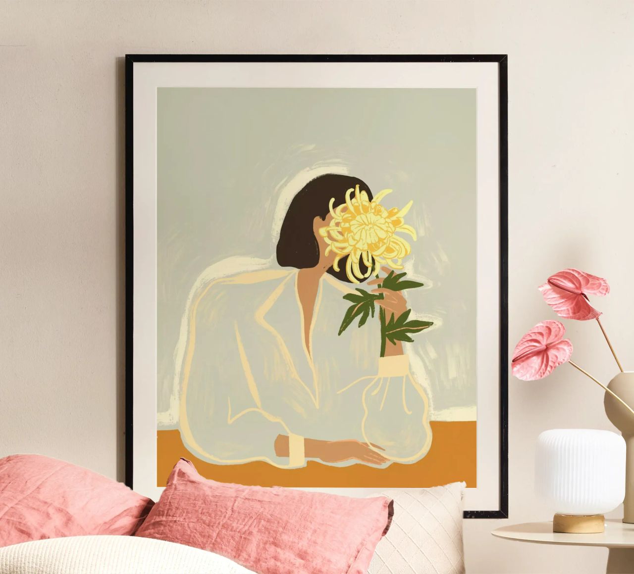The Crysanthemum Poster von Arty Guava