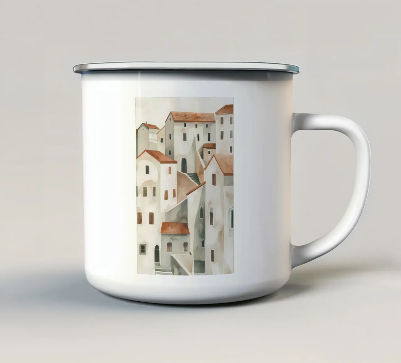 Arte da parete di Imagine tazza in smalto da Imagine