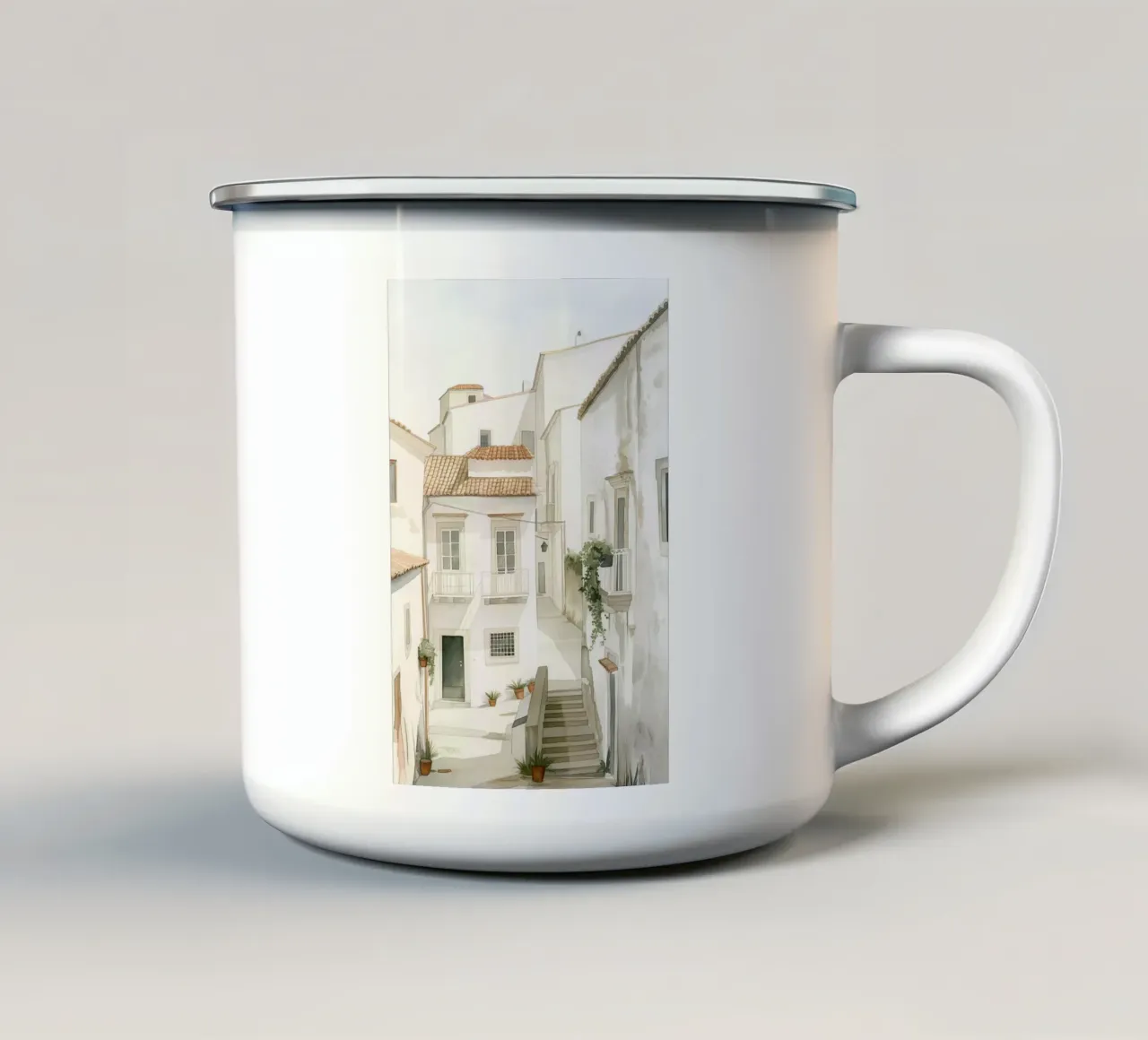Arte da parete di Imagine tazza in smalto da Imagine
