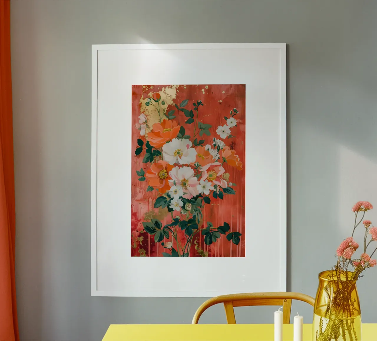 Wandkunst von Imagine Poster mit Kunststoffrahmen von Imagine