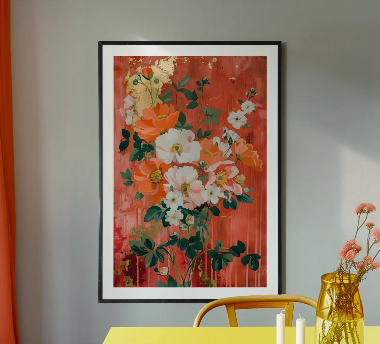Wandkunst von Imagine Poster mit Kunststoffrahmen von Imagine