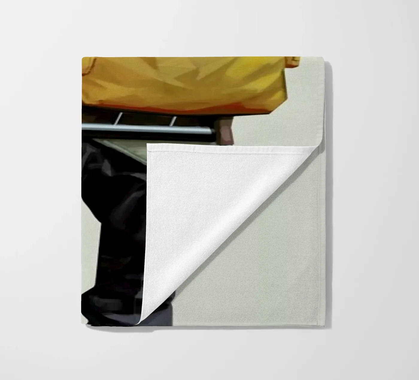 Booth beach towel by Tapio Mömmö