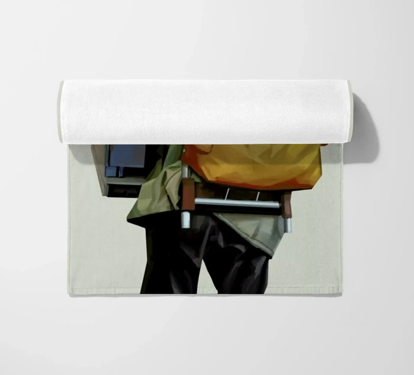 Booth beach towel by Tapio Mömmö