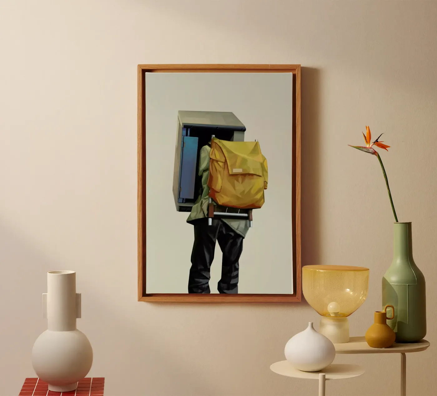 Booth canvas by Tapio Mömmö