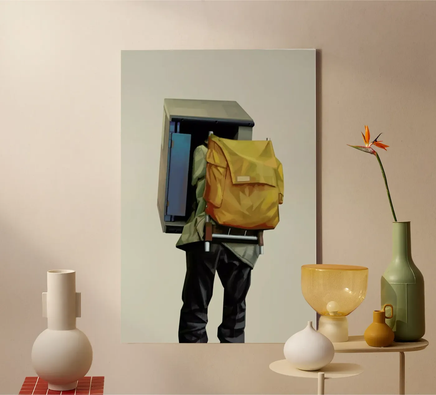 Booth canvas by Tapio Mömmö