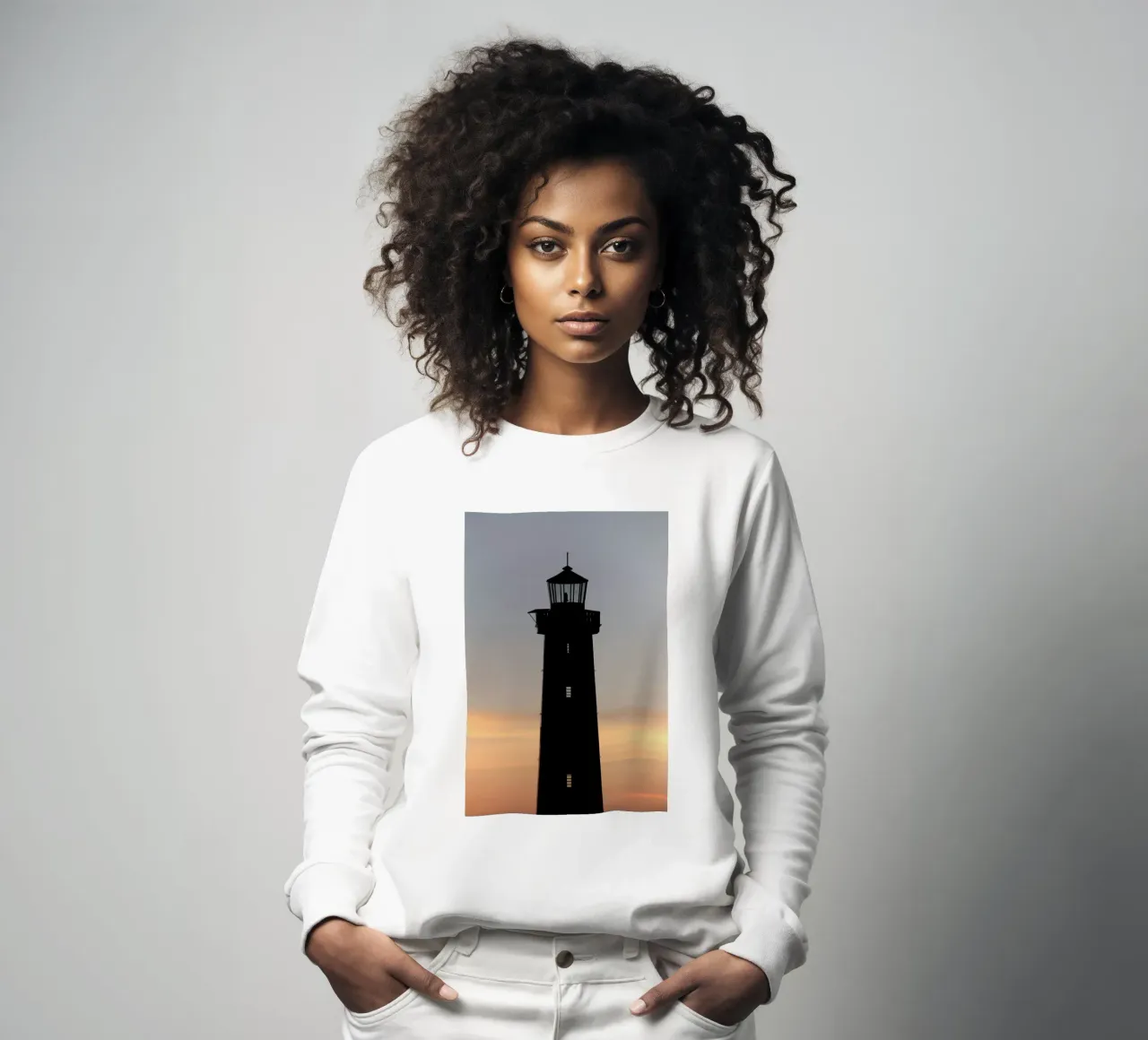 The Perfect Ocean View From The Lighthouse felpa da Studio Nahili