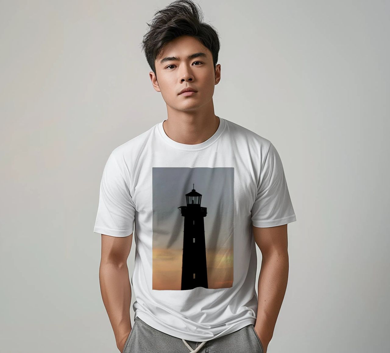 The Perfect Ocean View From The Lighthouse t-shirt da Studio Nahili