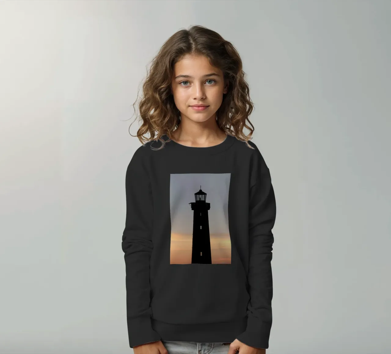 The Perfect Ocean View From The Lighthouse felpa bambino da Studio Nahili