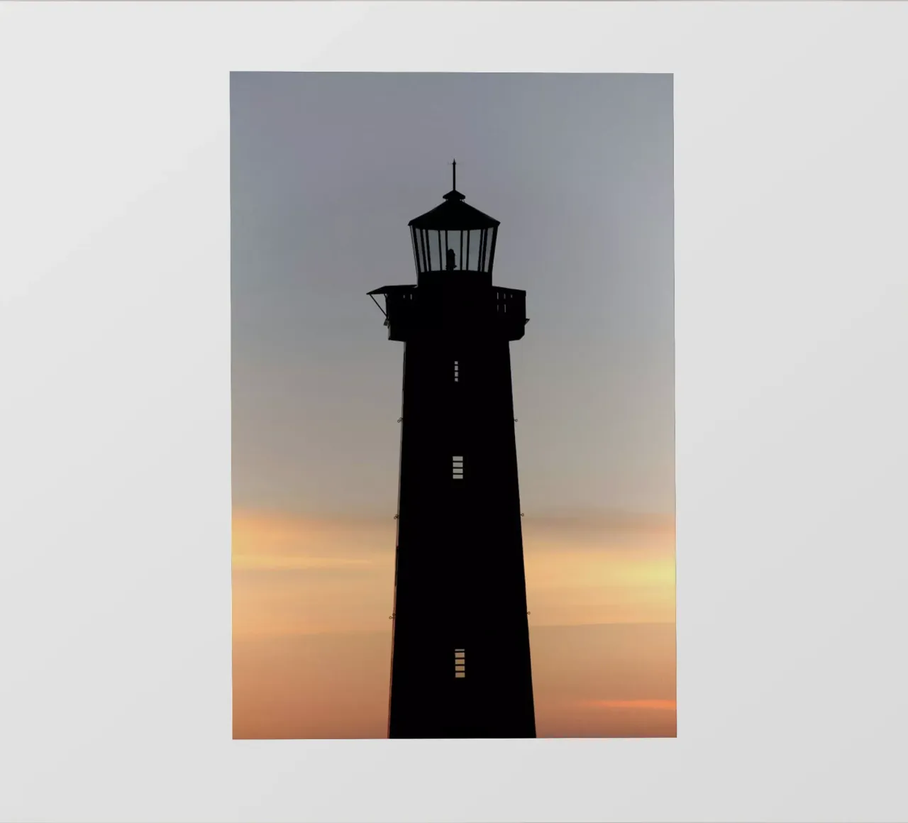 The Perfect Ocean View From The Lighthouse Backlit Folie von Studio Nahili