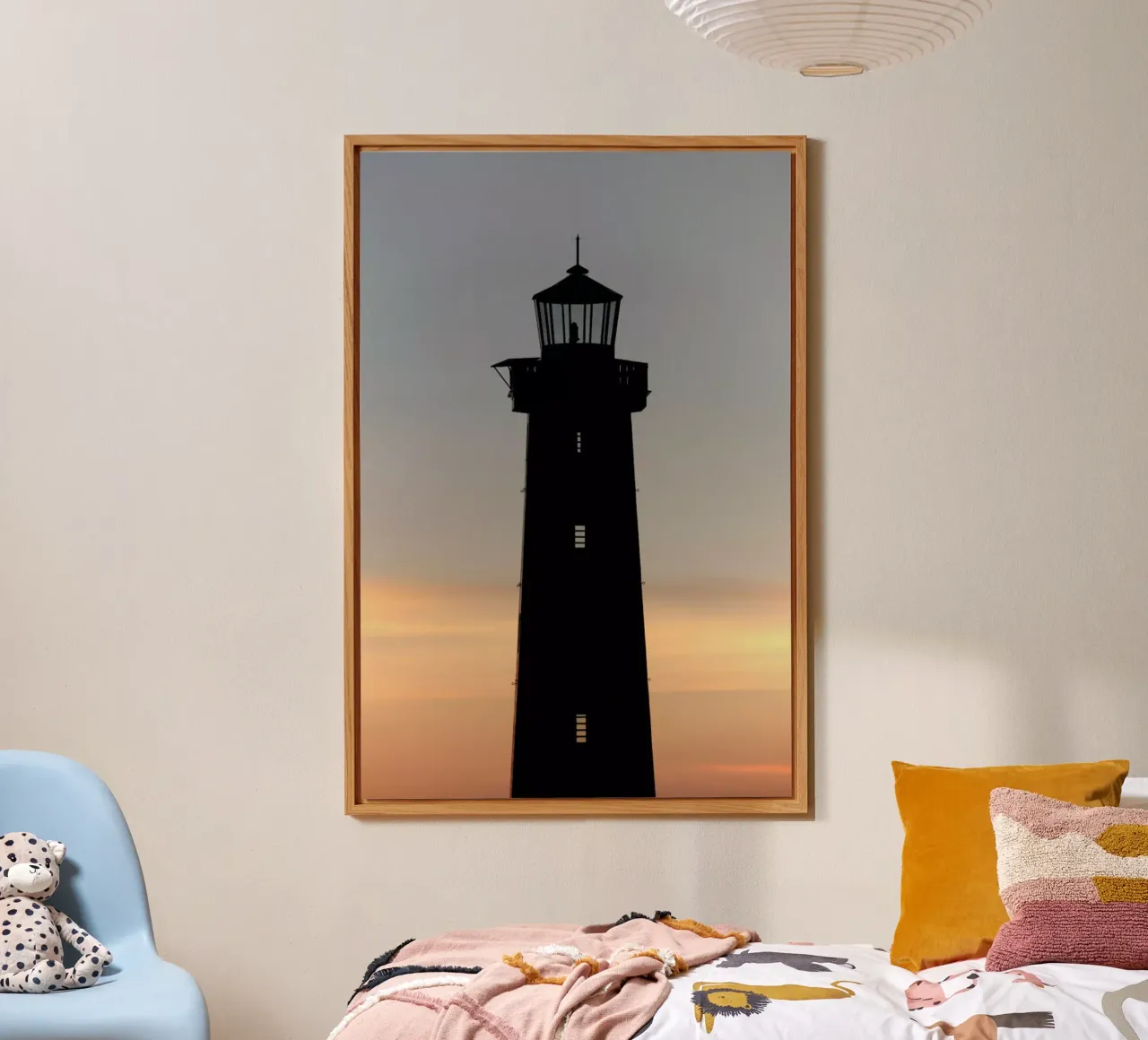 The Perfect Ocean View From The Lighthouse alluminio dibond da Studio Nahili