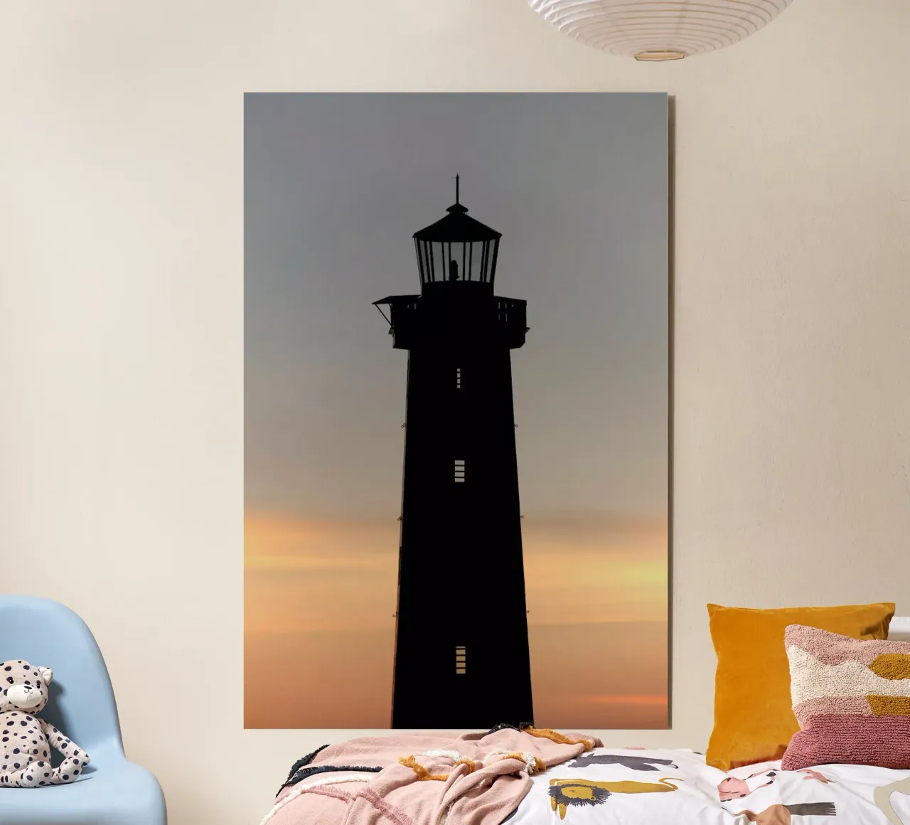 The Perfect Ocean View From The Lighthouse alluminio dibond da Studio Nahili