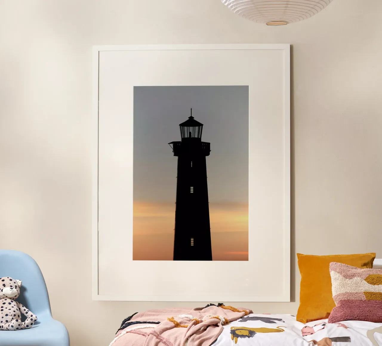 The Perfect Ocean View From The Lighthouse carta hahnemühle da Studio Nahili