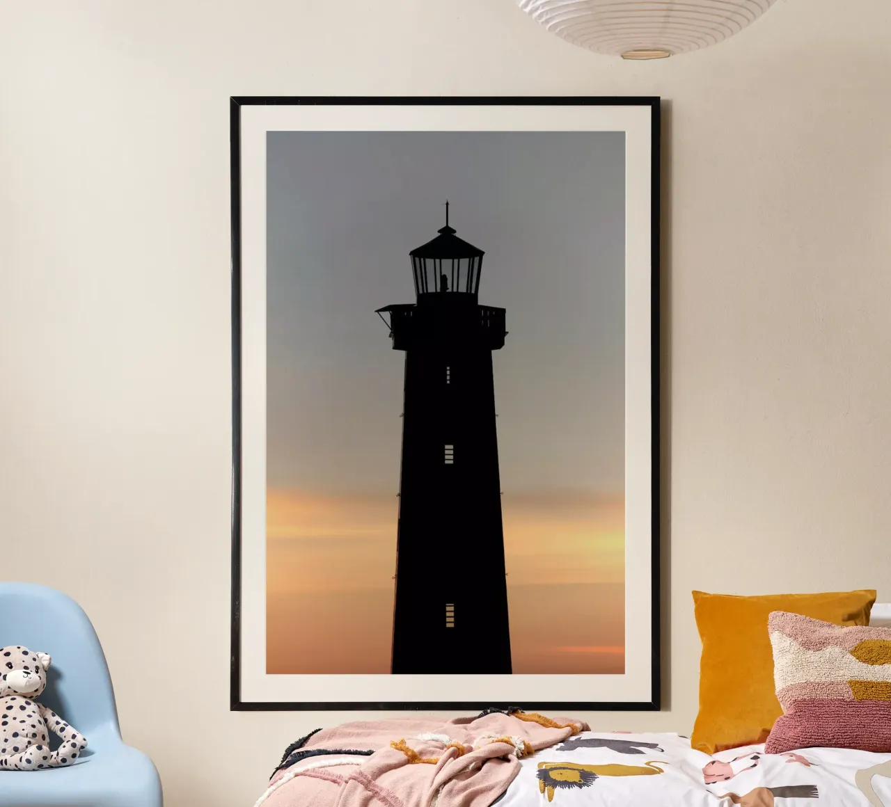 The Perfect Ocean View From The Lighthouse carta hahnemühle da Studio Nahili