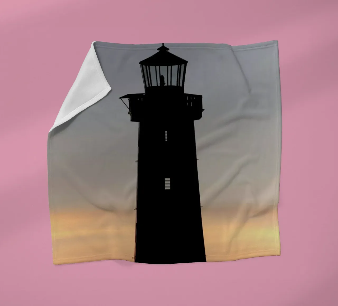 The Perfect Ocean View From The Lighthouse manta de franela de Studio Nahili