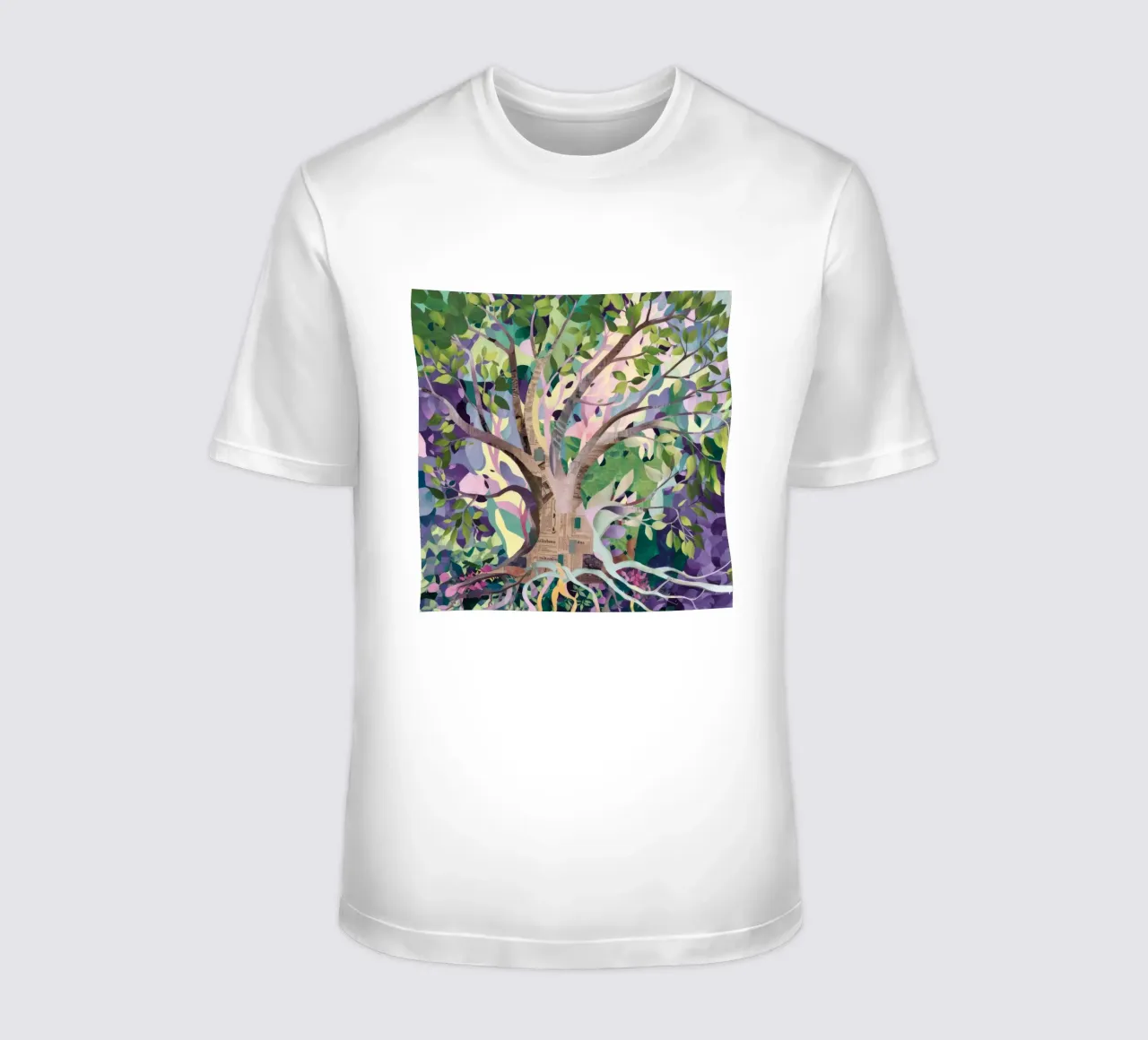 L'abbraccio verdeggiante della vita t-shirt da Dream Spectrum