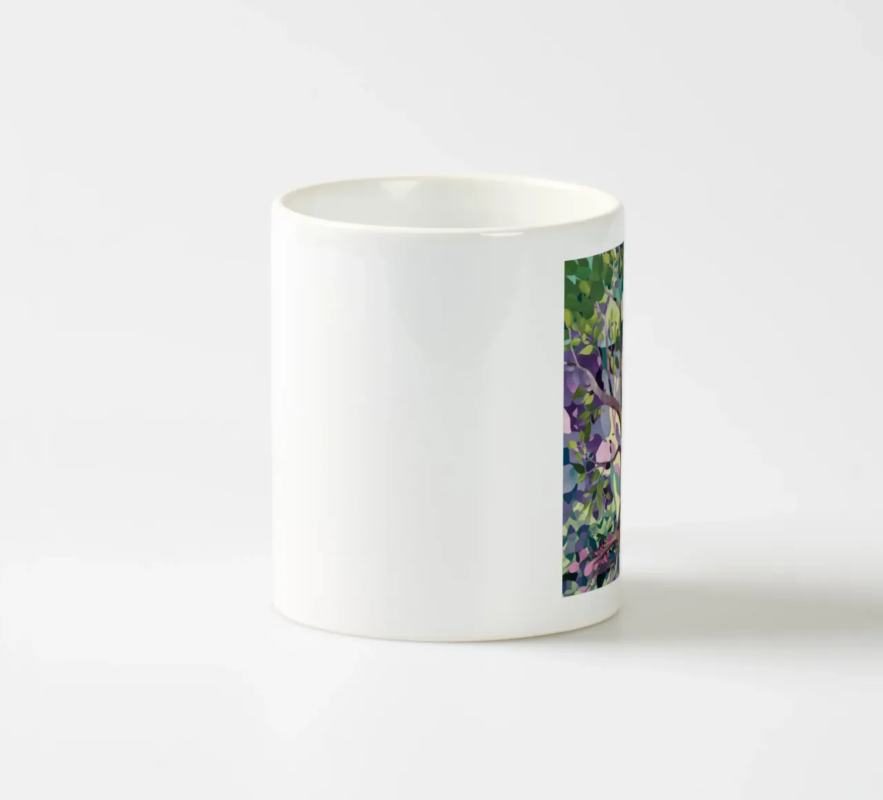 L'abbraccio verdeggiante della vita tazza in ceramica da Dream Spectrum
