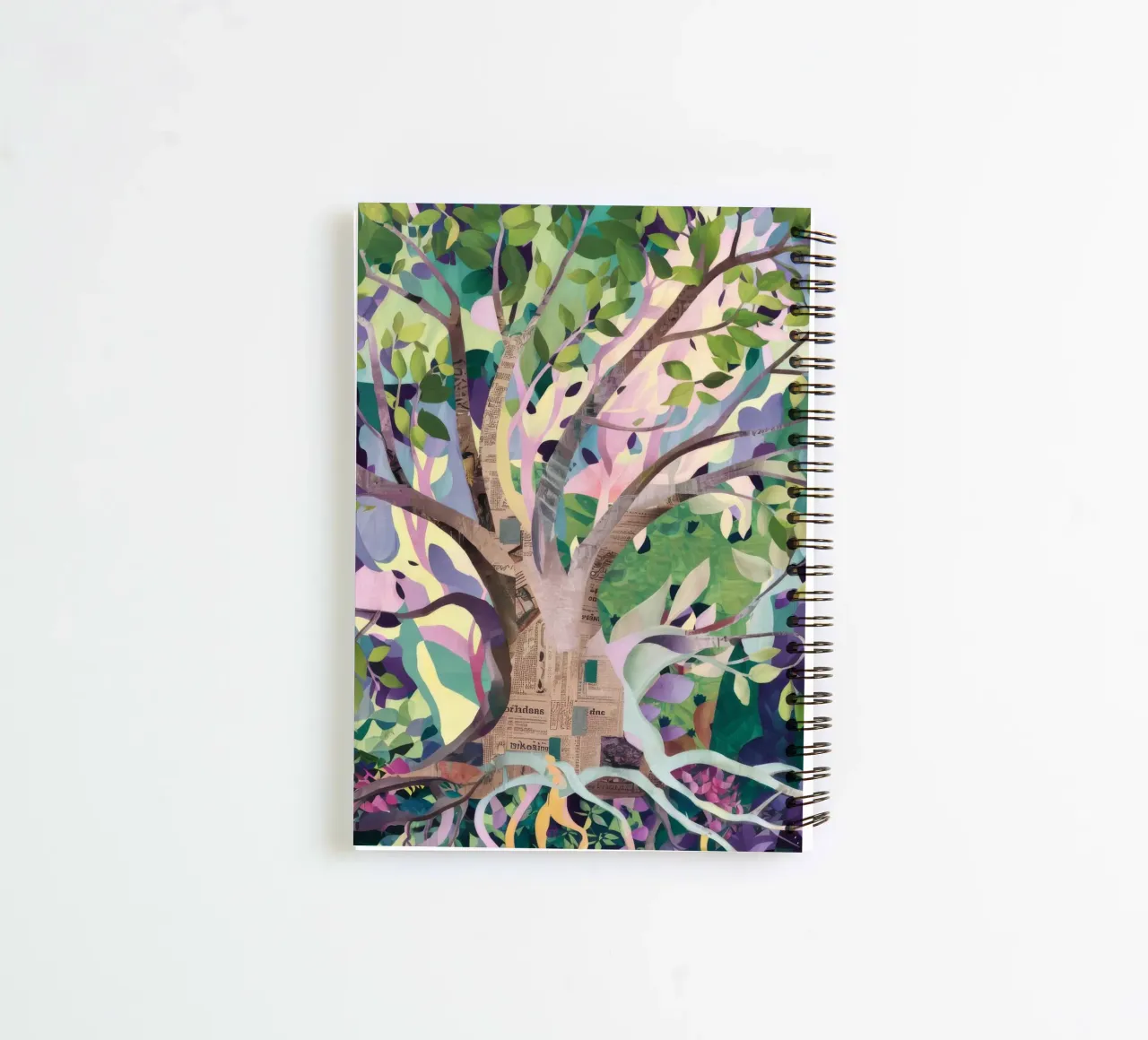 Life's Verdant Embrace spiral notebook by Dream Spectrum