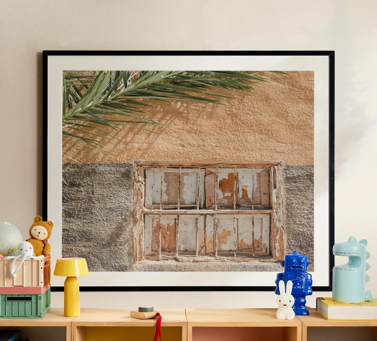 Arabic door poster with plastic frame by photolovers